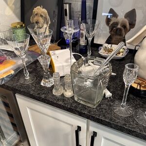 Elegant Crystal Glassware Set